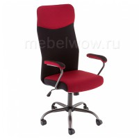 Кресло компьютерное Woodville Aven ткань красное/черное