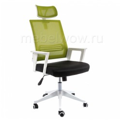 Кресло компьютерное Woodville Dreamer сетка/ткань зеленое/черное