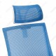Кресло компьютерное Woodville Dreamer сетка/ткань голубое/черное