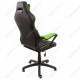 Кресло компьютерное Woodville Leon экокожа зеленое/черное