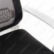 Кресло компьютерное Woodville Lion сетка/ткань белое/черное