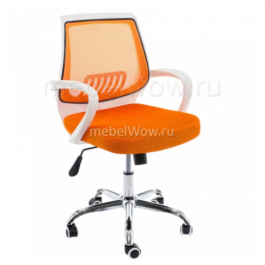 Кресло компьютерное Woodville Ergoplus сетка/ткань оранжевое