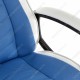 Кресло компьютерное Woodville Gamer экокожа белое/синее