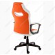 Кресло компьютерное Woodville Gamer экокожа белое/оранжевое