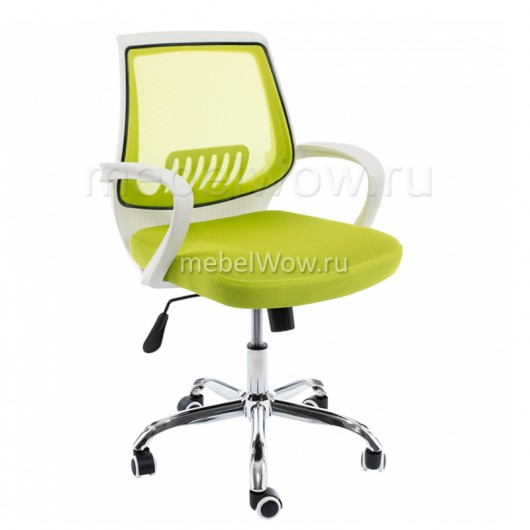 Кресло компьютерное Woodville Ergoplus сетка/ткань зеленое