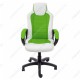 Кресло компьютерное Woodville Kadis экокожа белое/зеленое