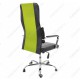 Кресло компьютерное Woodville Unic экокожа черное/зеленое