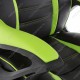 Кресло компьютерное Woodville Monza экокожа зеленое/черное