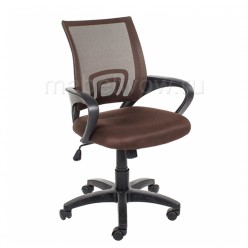 Кресло компьютерное Woodville Turin сетка/ткань коричневое