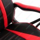 Кресло компьютерное Woodville Monza экокожа красное/черное
