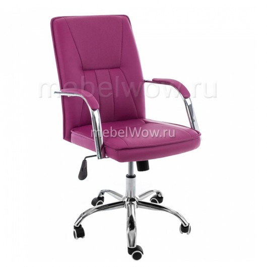 Кресло компьютерное Woodville Nadir экокожа фиолетовое