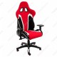 Кресло компьютерное Woodville Prime экокожа красное/черное