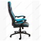 Кресло компьютерное Woodville Monza экокожа синее/черное