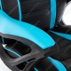 Кресло компьютерное Woodville Monza экокожа синее/черное