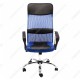 Кресло компьютерное Woodville Arano экокожа/ткань/сетка черное/синее