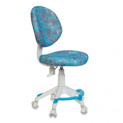 Кресло детское Бюрократ KD-W6-F/AQUA ткань голубой Аквариум