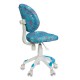 Кресло детское Бюрократ KD-W6-F/AQUA ткань голубой Аквариум