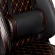 Кресло компьютерное TetChair iChess экокожа черный/коричневый