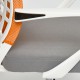 Кресло оператора TetChair RAY ткань/сетка серый/оранжевый