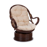 Кресло механическое Classic Rattan ROYAL Rocker темно-коричневый