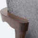 Стул Столы & Стулья MUAR LW1801 коричневый/серый