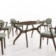 Стол обеденный Столы & Стулья LWM(PR)15908K коричневый