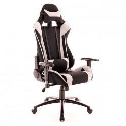 Кресло игровое Everprof Lotus S4 ткань черный/серый