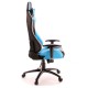 Кресло игровое Everprof Lotus S5 экокожа черный/голубой