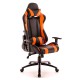 Кресло игровое Everprof Lotus S2 экокожа черный/оранжевый