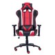 Кресло игровое Everprof Lotus S13 экокожа черный/красный