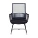 Кресло посетителя Бюрократ MC-209/DG/TW-1 сетка/ткань серый/черный