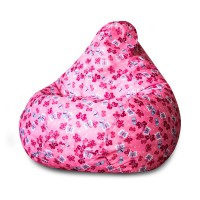 Кресло-мешок DreamBag 2XL оксфорд Розовые Бабочки
