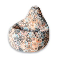 Кресло-мешок DreamBag 2XL жаккард Ясмин коричневый