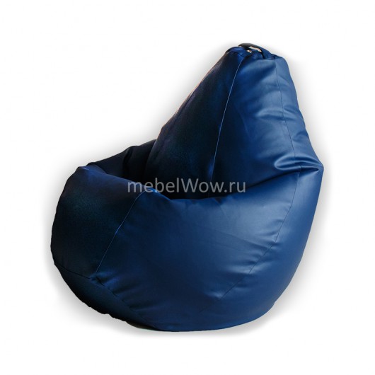 Кресло-мешок DreamBag 2XL экокожа синий