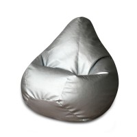 Кресло-мешок DreamBag 2XL экокожа серебристый