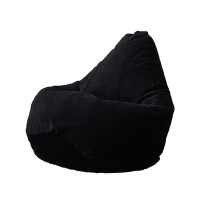 Кресло-мешок DreamBag 2XL микровельвет черный
