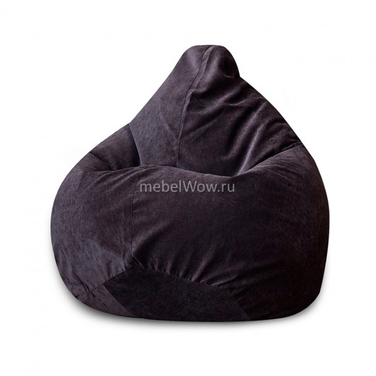 Кресло-мешок DreamBag 2XL микровельвет темно-серый
