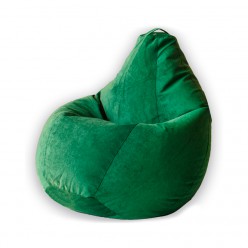 Кресло-мешок DreamBag 2XL микровельвет зеленый