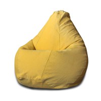 Кресло-мешок DreamBag 2XL микровельвет желтый