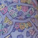 Кресло-мешок DreamBag 3XL велюр Домики фиолетовый