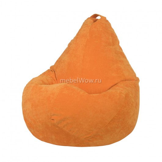 Кресло-мешок DreamBag 3XL микровельвет оранжевый