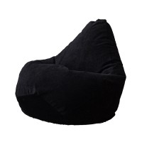 Кресло-мешок DreamBag 3XL микровельвет черный