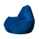 Кресло-мешок DreamBag 3XL микровельвет синий