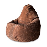 Кресло-мешок DreamBag 3XL микровельвет коричневый