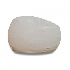 Кресло-мешок DreamBag Мяч экокожа белый