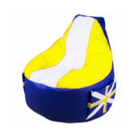 Кресло-мешок DreamBag Comfort экокожа Britain Yellow