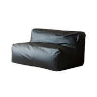 Бескаркасный диван DreamBag Модерн экокожа черный