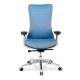 Кресло руководителя College HLC-2588F/Blue сетка синий