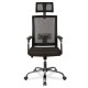 Кресло оператора College CLG-423 MXH-A Black сетка/ткань черный