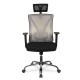 Кресло оператора College CLG-424 MXH-A Black сетка/ткань серый/черный